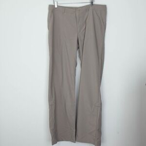 Patagonia Womens Intercontinental Roll Up Hiking Pants Tan Size 14 Nylon Outdoor